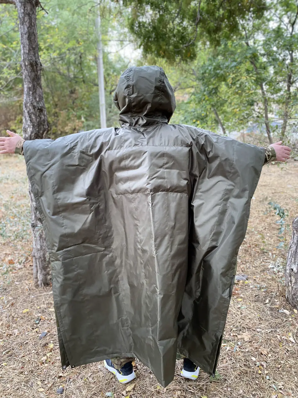 Anti-Thermal Cloak-Poncho for Drones Wood L54 - Image 8