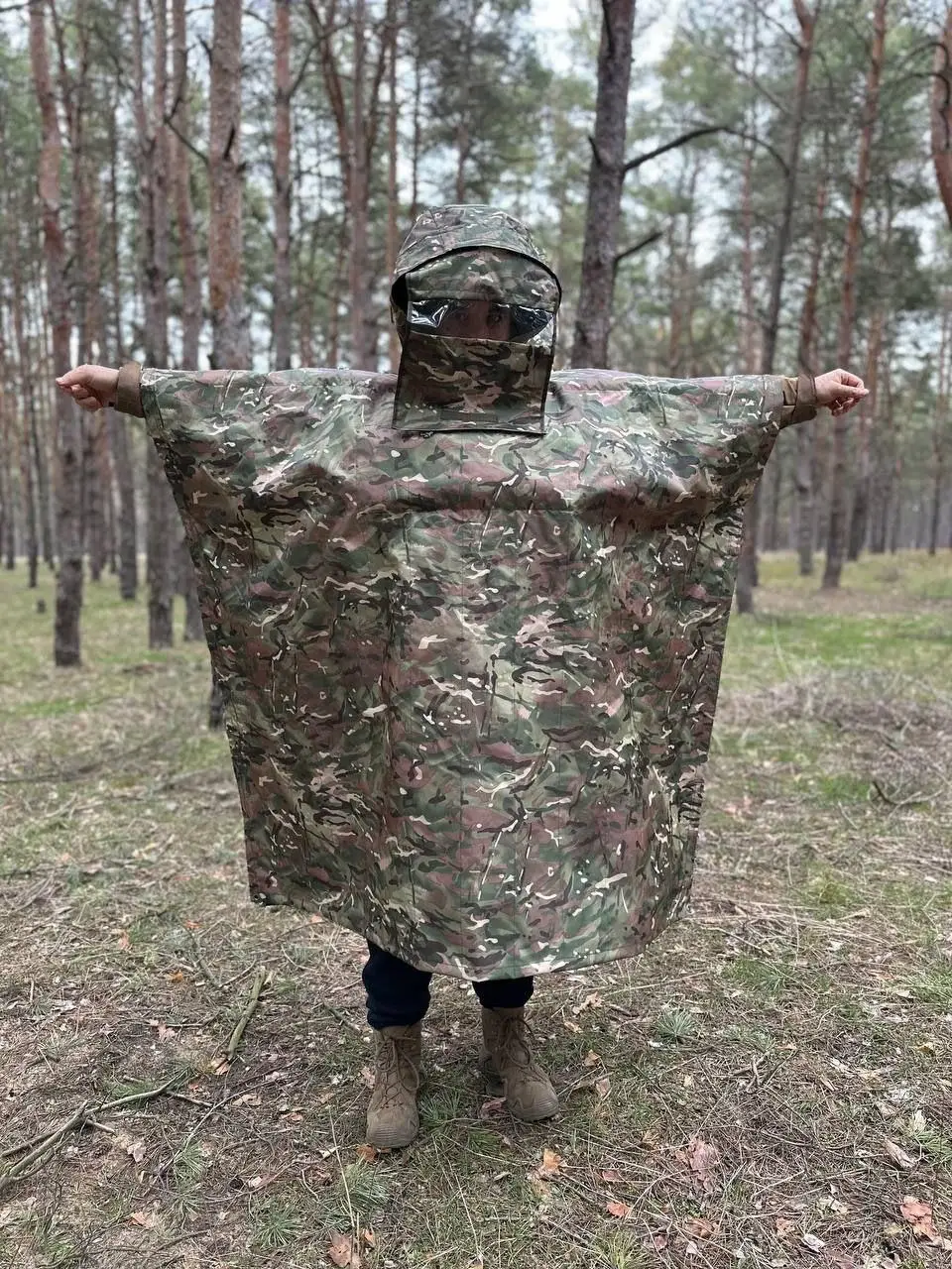 Anti-Thermal Imaging Poncho Model Multi 1