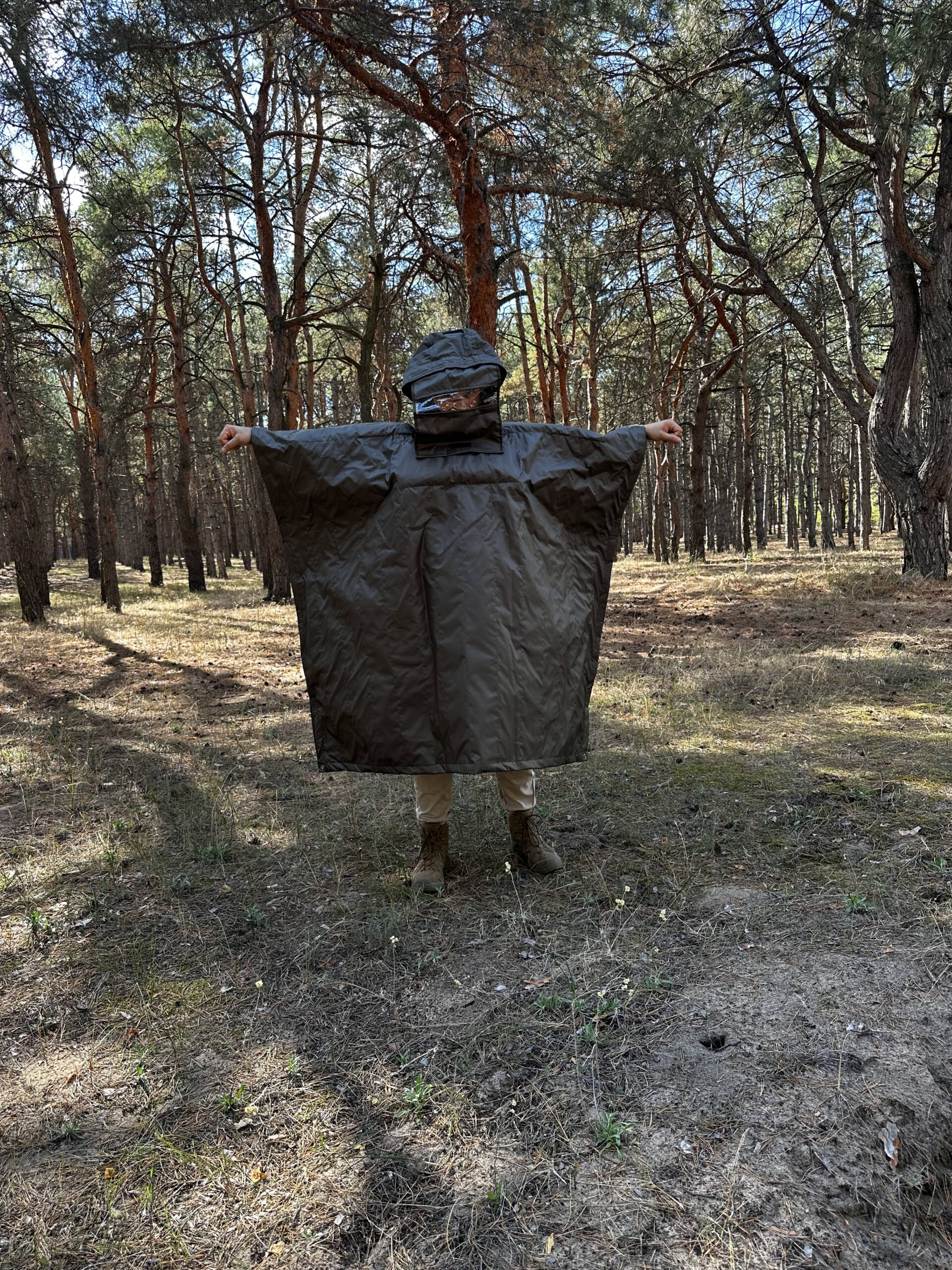 Anti-Thermal Cloak-Poncho for Drones Oliv B87 - Image 3