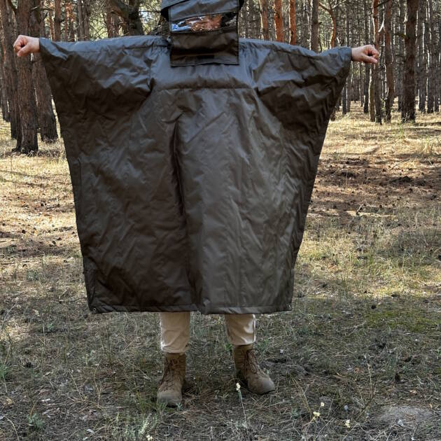 Anti-Thermal Cloak-Poncho for Drones Oliv B87