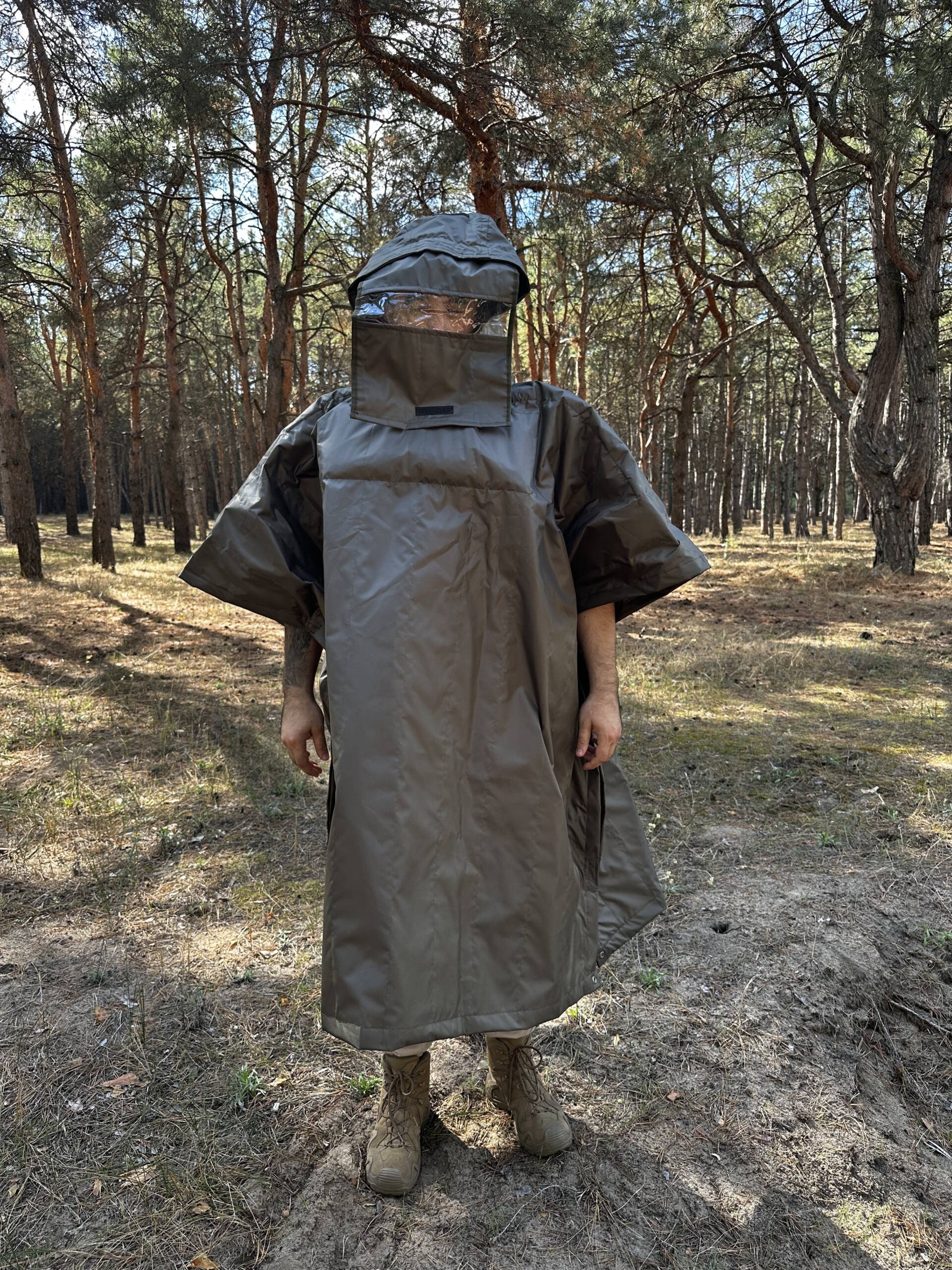 Anti-Thermal Cloak-Poncho for Drones Oliv B87 - Image 2