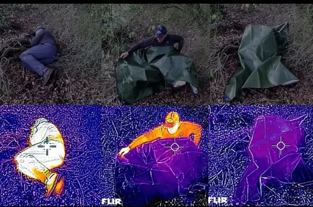Anti-Thermal Imaging Tent Model Multi 3, Drone Protection Cloak