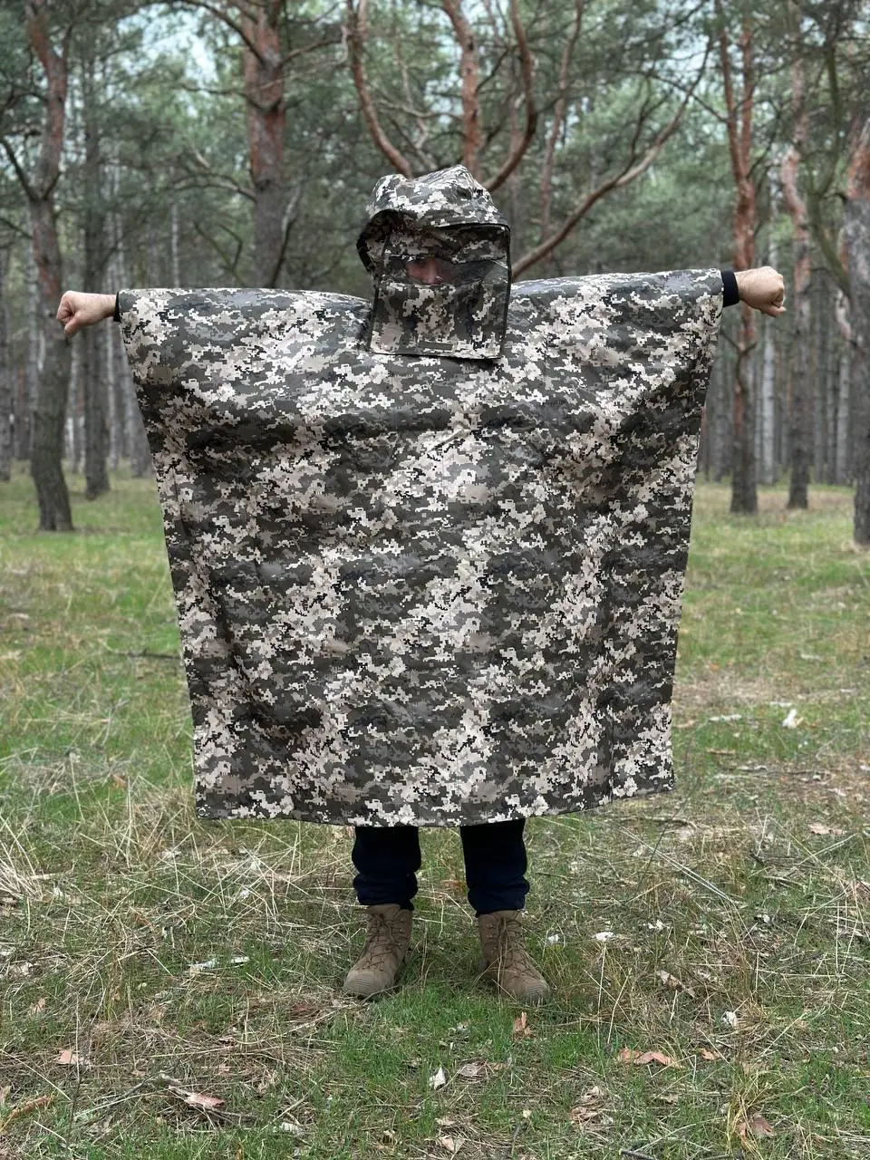 Anti-Thermal Imaging Poncho Model Pixel 1 - Image 10